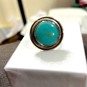Vintage Turquoise adjustable ring